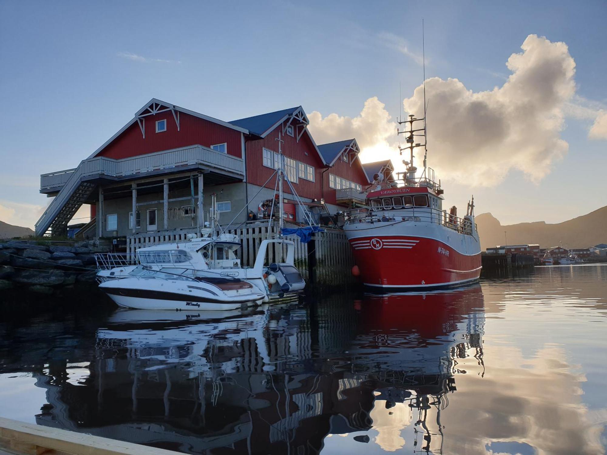 Bensvik Brygge Apartman Vaeroy Kültér fotó